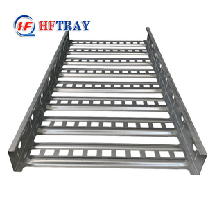 Plateau de câblage perforé ventilé en alliage d'aluminium industriel ignifuge personnalisé pour la pose de câbles de construction, durable - Product Image 1