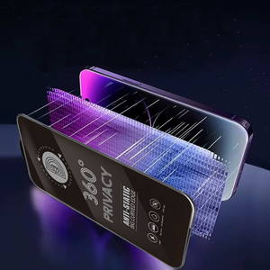 Protector de Pantalla de Privacidad de Vidrio Templado con Dureza 9H, Anti-Espía, Anti-Golpes, con Cobertura de 360 Grados para <span class=keywords><strong>iPhone</strong></span> 17/16/15/<span class=keywords><strong>14</strong></span>/13/12 <span class=keywords><strong>Pro</strong></span> Max - Product Image 6