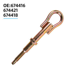 674416 674418 7212ZJ 7212SQ Peugeot 408 <span class=keywords><strong>308</strong></span> 307 Citroën C3XR C4 Saga Elysee Crochet de remorquage court pour voiture - Product Image 2