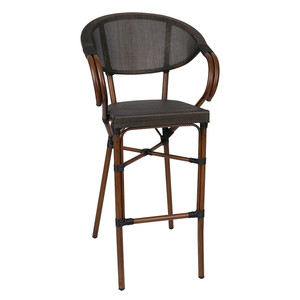 Barato patio al aire libre jardín <span class=keywords><strong>aluminio</strong></span> café francés Bistro restaurante PE ratán plástico tela mostrador altura bar silla para <span class=keywords><strong>Cocina</strong></span> - Product Image 1