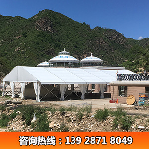 Carpa de PVC con estructura en A y paredes de vidrio para exposiciones, impermeable, para todas las estaciones - Product Image 4