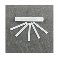 Accessoires d'endoscope médical rigide OEM personnalisés en usine 2,77*29 mm, lentille convexe en verre saphir avec revêtement antireflet