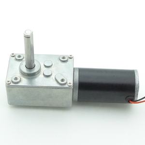 Motor Reductor de Engranajes de Gusano de CC de 12V 24V 80rpm con Fuerte Imán - Product Image 3