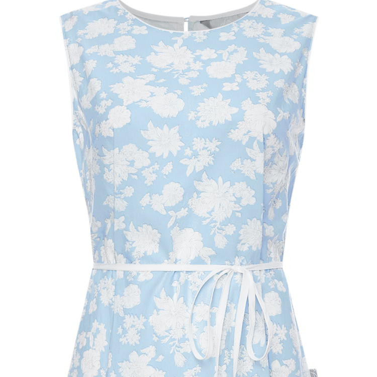 White with Blue accents