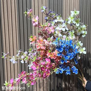 Branche artificielle de Bauhinia Secret Garden 95cm en plastique souple, décoration de mariage et de maison, style japonais - Product Image 1