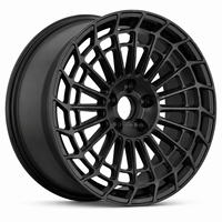 Jantes en alliage monobloc noires brillantes à rayons multiples AL 19 20 21 22 pouces 5x112, vente chaude pour Mercedes Benz
