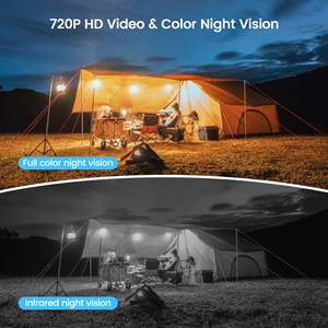 V380 App nhà thông minh máy ảnh bóng đèn <span class=keywords><strong>360</strong></span> Wifi máy ảnh CCTV <span class=keywords><strong>360</strong></span> độ pnaoramic không dây tầm nhìn ban đêm ánh sáng bóng đèn an ninh máy ảnh - Product Image 4