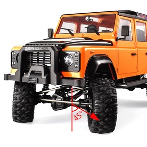 Doppio E E101-003 lega di metallo impermeabile 1:8 2.4G 4WD RC auto 4 x4 <span class=keywords><strong>camion</strong></span> <span class=keywords><strong>telecomandato</strong></span> giocattoli D110 Crawler Buggy RC modello di veicolo - Product Image 4