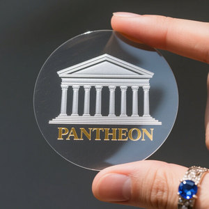 Étiquettes transparentes en BOPP avec logo imprimé sur mesure, autocollantes, en <span class=keywords><strong>rouleau</strong></span>, en PET, pour la promotion des bouteilles, durables - Product Image 2