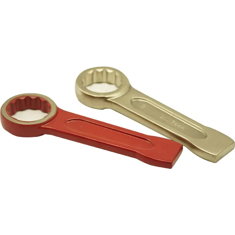 Оптовая цена под заказ двойной оцинкованный открытый конец кольцевой гаечный ключ для шестигранной гайки