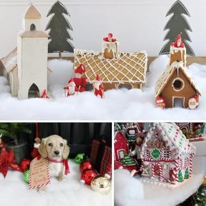 <span class=keywords><strong>Manta</strong></span> de nieve blanca ultrarrealista de 0,4x3m | Decoración navideña esponjosa para árbol de Navidad, hogar, escaparate y evento - Product Image 3