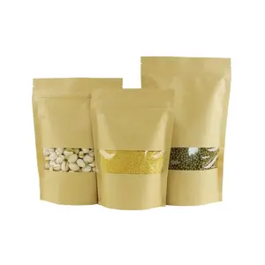 рисовые мешоки маленький Suppliers-В наличии, 10x15 см, одноразовые пакеты для рукоделия, переработанная упаковка, белые, коричневые пакеты из крафт-бумаги для упаковки пищевых продуктов