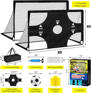 <span class=keywords><strong>Ensemble</strong></span> d'entraînement de football tout-en-un de haute qualité et stable, avec <span class=keywords><strong>but</strong></span> de football et accessoires d'entraînement complets - Product Image 2