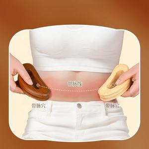 Papan Pijat Gua Sha Kayu Beech Grosir, Alat Pengikis Kayu Alami untuk Terapi Meridian Leher, Punggung & Tubuh - Product Image 2