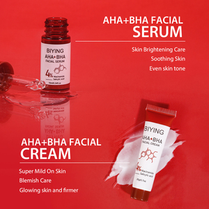 Set de Cuidado Facial OEM AHA + BHA de Cuatro Componentes: Tónico, Limpiador Facial, Esencia y Crema - Product Image 3