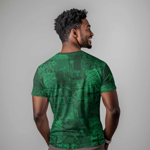 T-shirt à manches courtes pour homme, imprimé intégral, inspiré de la culture nigériane, décontracté, pour le sport - Product Image 4