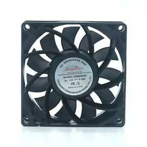 Üretici 220v 240v yüksek rpm düşük gürültü 8025 rulman ac eksenel akış soğutma fanı