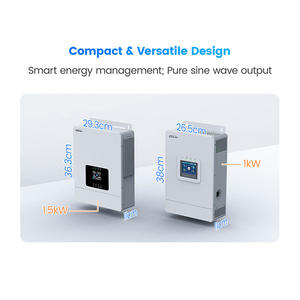 Inversor Solar Híbrido <span class=keywords><strong>Epever</strong></span> QI1012-0610C de 1kw 1Kva 1000w, 1000 Vatios, 220/230VAC, Onda Sinusoidal Pura, Conexión a Red y Fuera de Red, Precio de Fábrica - Product Image 4