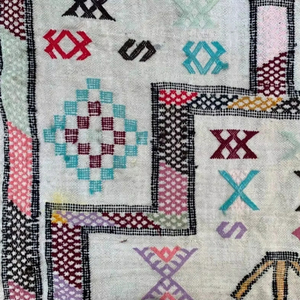 พรมขนสัตว์ถักมือปรับแต่งได้พรมขนสัตว์ถักมือสไตล์โมร็อกโก Kilim แบบดั้งเดิมสำหรับห้องนอน - Product Image 1