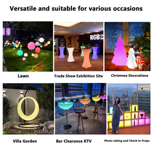 Mostrador de barra portátil de plástico Led muebles/barra móvil Led recta luz Led portátil Mostrador de barra moderno impermeable para la venta - Product Image 3