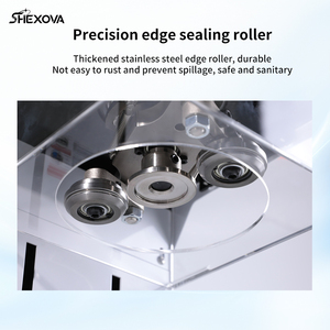 Nhà máy chất lượng cao Tự động lon nhựa niêm phong máy trà Chai nước giải khát có thể niêm phong cho bao bì lon nhôm - Product Image 5