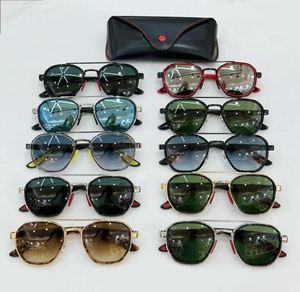 Gafas de Sol de Diseño, de Lujo, Alta Calidad, Montura Dorada Clásica, Modernas, Retro, Metálicas, Ovaladas, Vintage - Product Image 4