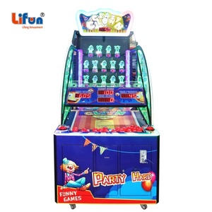 LIFUN Crazy Clown Ticket Redemption Arcade Game Machine Coin Operated <strong>Ball</strong> Throwing Game Machine for Game Centers and FECs - Product Image 1