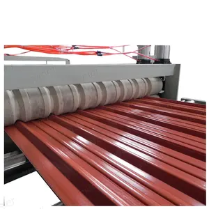 2024 New Style Kunststoff maschinen Linien maschinen Herstellung von PVC UPVC Dachziegel Extruder Herstellung Maschine