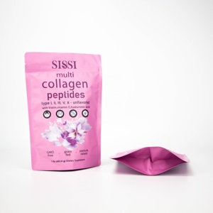 <span class=keywords><strong>Rosa</strong></span> opaco stampa integratore alimentare proteine in polvere foglio di alluminio Stand up Mylar borsa con stampa personalizzata - Product Image 1