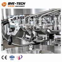 Machine à eau électrique automatique pour boissons PET 200 ml, haute précision, haute productivité, eau pure, compatible PLC, engrenage