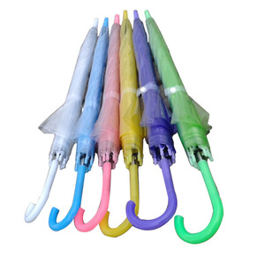 Transparent <b>Umbrella</b> 8 Ribs EVA Manual Lift Semi Automatic For Wedding Gift Advertising Students - Product Image 5