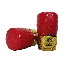 Bouchon à vis en plastique pour bouteilles de vin XO, <span class=keywords><strong>vodka</strong></span> et bouteilles rouges à motif spiralé rond - Product Image 1