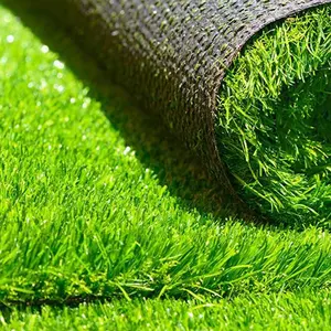Karpet Hias Santai Berwarna Benang Ubin Rumput Buatan Olahraga Lantai Golf Rumput Pagar Lapangan untuk Luar Ruangan/Kolam/Taman