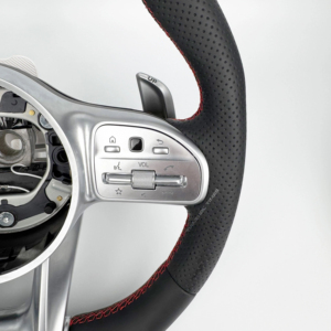 Volant en cuir personnalisé pour Mercedes AMG ClS CLA GLC a <span class=keywords><strong>E</strong></span> S C <span class=keywords><strong>Class</strong></span> G63 C43 ML SL W202 W203 W204 W205 W206 W207 W166 - Product Image 6