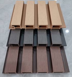 Giá cả cạnh tranh giá rẻ WPC tường bên ngoài bảng điều khiển ngoài trời revestimiento pared siding Panels bên ngoài bức tường Ốp - Product Image 1