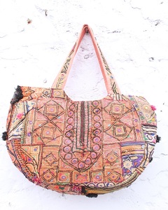 Bolso de Hombro Étnico Gitano con Bordado Tradicional Rajasthani y Espejos Banjara, Estilo Antiguo, Gran Precio, 2026 - Product Image 4