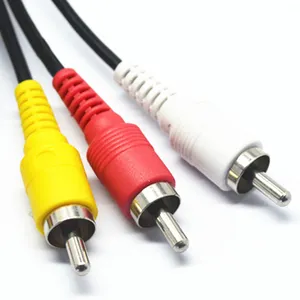 High Quality High Performance wholesale Cost Effective factory price 3*RCA Male TO 3*RCA Male AV Cable