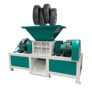 VANEST Getriebe Doppelwelle Gummi-Recyclingmaschine Gummiherstellungsmaschine wirtschaftlicher Reifenschredder