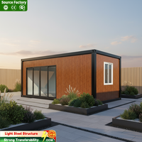Casa Contenedor Prefabricada Portátil, Resistente, Duradera, Resistente a la Intemperie, Compacta, Casa de Contenedor Desmontable