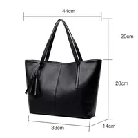 Sacs à main grande capacité pour femmes, sac fourre-tout rétro à pompons, sac à bandoulière de luxe en cuir PU, sac à main à poignée supérieure pour femme