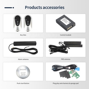 Système de clé intelligente EASYGUARD PKE compatible avec Benz ML/GL/GLS, Classe G, Classe A, Classe B 2014+  Démarrage par clé FBS4 - Product Image 4