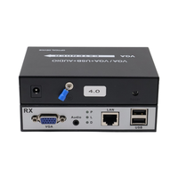 Extensor VGA 1080P sobre Cable Cat5e/Cat6 UTP de 150M con Soporte USB KVM y Audio, 1 Año de Garantía