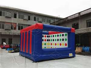 Vui vẻ trò chơi tương tác <span class=keywords><strong>Inflatable</strong></span> khổng lồ <span class=keywords><strong>Twister</strong></span> <span class=keywords><strong>Bouncer</strong></span> lớn trò chơi bơm hơi nệm jousting trò chơi để bán - Product Image 2