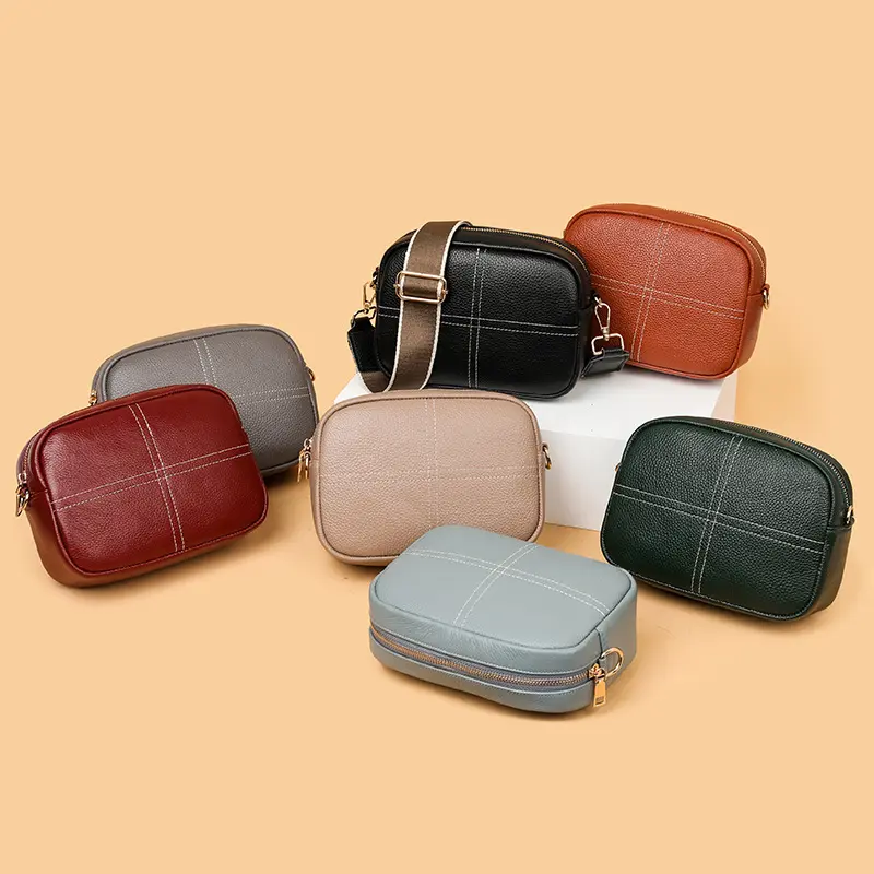 थोक डिजाइनर असली लेदर मुलायम हैंड बैग प्रसिद्ध ब्रांड पर्स पर्स और महिलाओं के लिए हैंडबैग कंधे बैग