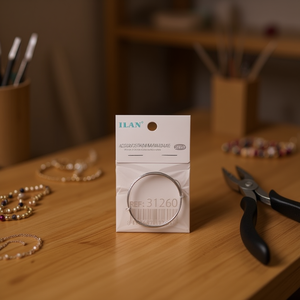 Ilan Hoops 20 mm 12 pezzi Forniture per artigianato per la creazione di gioielli - Product Image 2