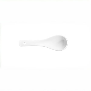 ช้อนเซรามิกสีขาวทรงกลมด้ามยาวสำหรับใช้ในบ้านและร้านอาหาร - Product Image 5