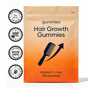 Gomitas para el Crecimiento del Cabello con Biotina de Alta Pureza, Vitamina B7, Formulaciones Personalizadas, Fabricación de Marca Privada, Certificación COA, GMP, ISO y Orgánica - Product Image 1