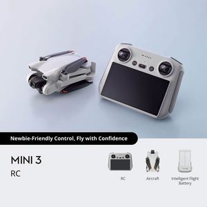 Drone professionnel d'occasion pour extérieur, 4K, DJI Mini 3, 3 écrans, RC, 1 batterie, portée supérieure à 10 km - Product Image 2