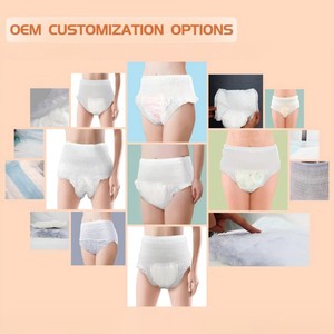 Pantalons pour adultes à absorption élevée, écologiques, ultra épais, jetables, à enfiler et à tirer, avec protection anti-fuite 3D, vente en gros - Product Image 3