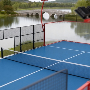 Grand Marque Durable Imperméable Cancha De Padel Chine Padel Court <span class=keywords><strong>Pas</strong></span> <span class=keywords><strong>Cher</strong></span> Prix Extérieur Intérieur Padel Court Classique Panoramique - Product Image 3